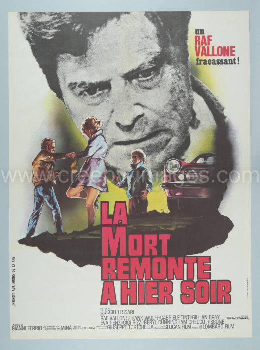 Das Grauen kam aus dem Nebel / Death Occurred Last Night / La morte risale a ieri sera – Französisches Moyenne